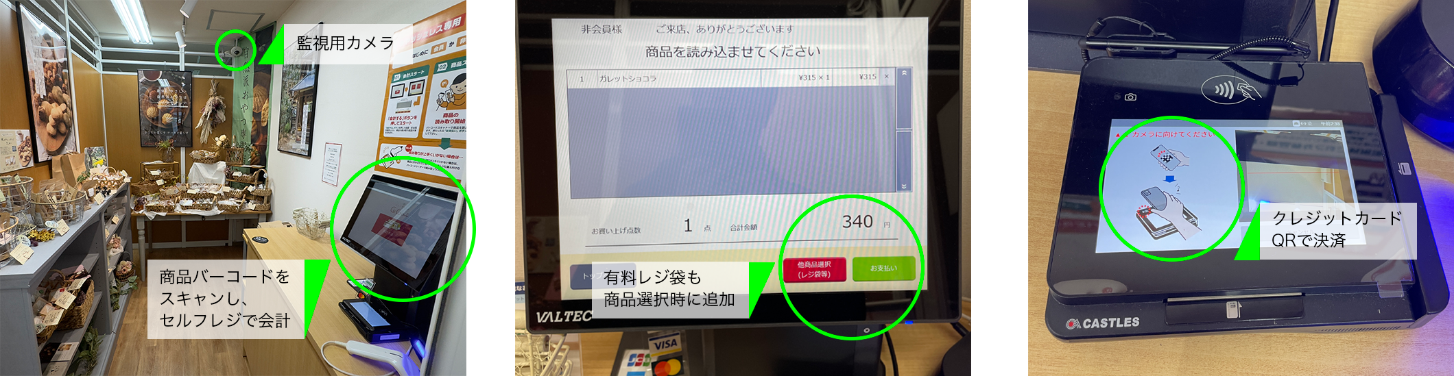 無人販売 利用の流れ